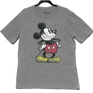 Walt Disney World Mickey Mouse T-Shirt Women's Size Large Gray